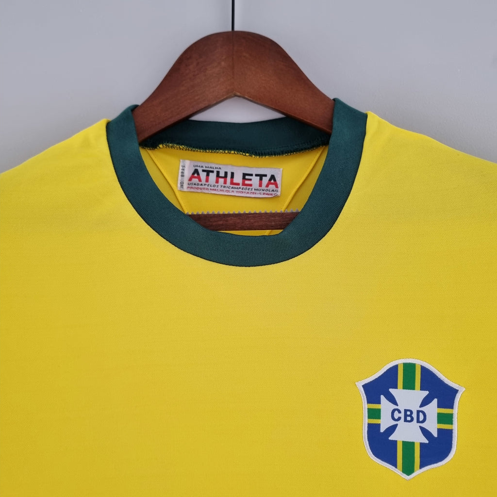 Camiseta Retro — Brasil 1970 — Local — Edición Clásica