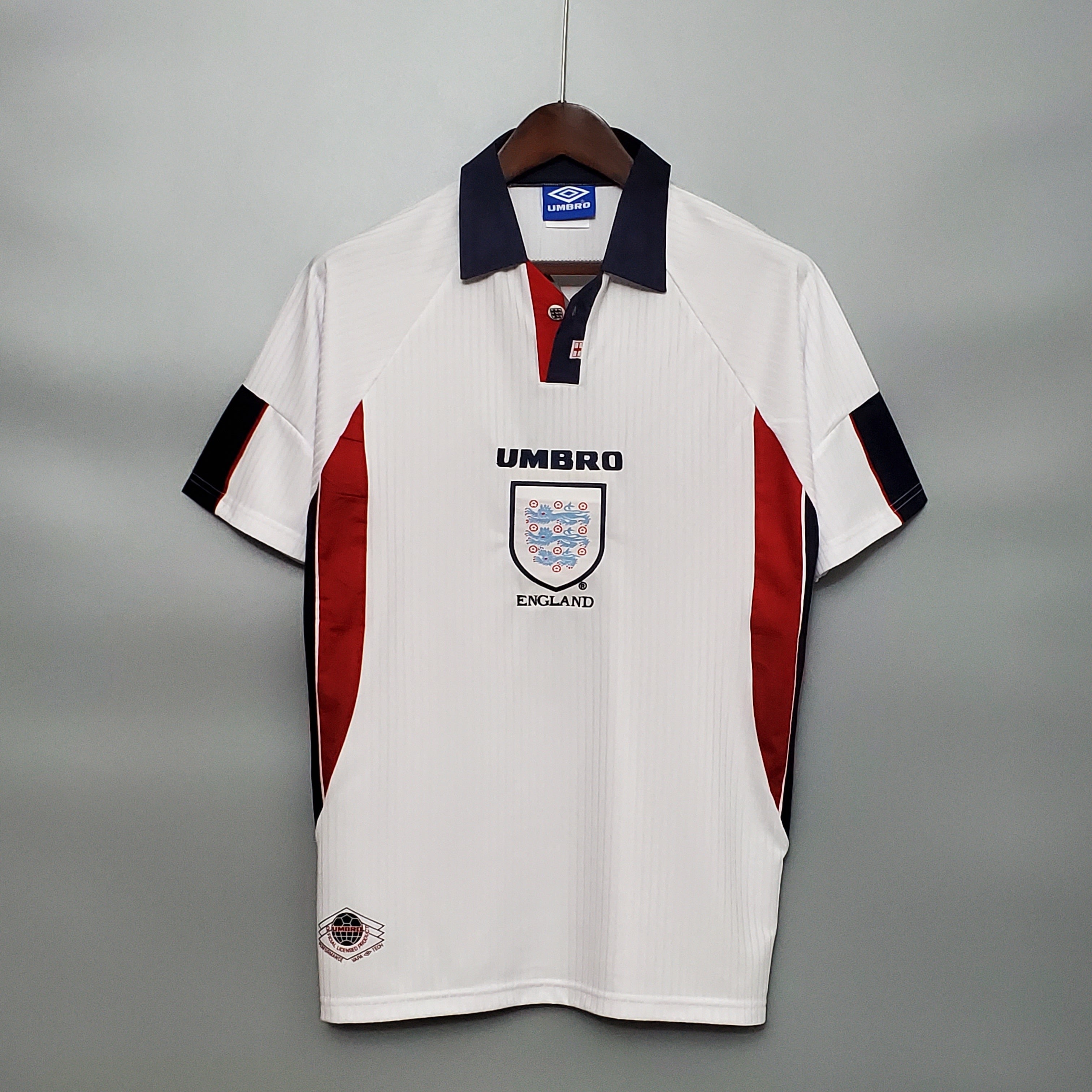 Camiseta Retro — Inglaterra 1998 — Local — Edición Clásica