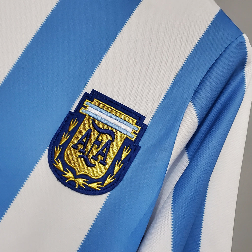 Camiseta Retro — Argentina 1986 — Local — Edición Clásica