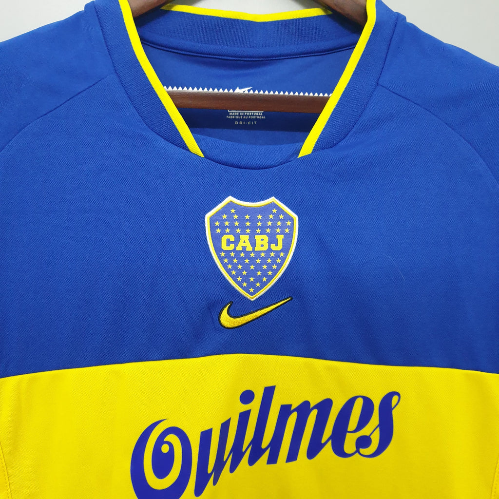 Camiseta Retro — Boca Juniors 01/02 — Local — Edición Clásica