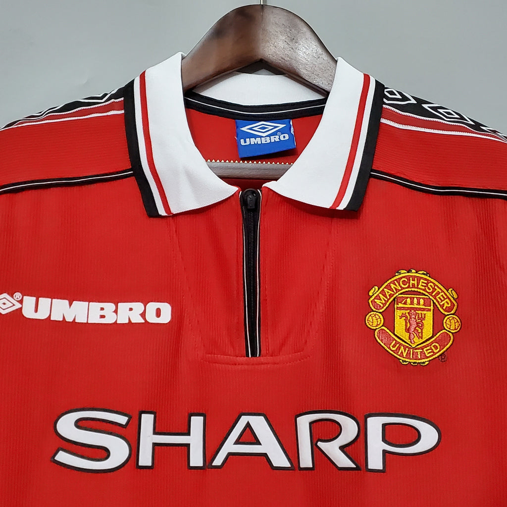 Camiseta Retro — Manchester United 98/99  — Local — Edición Clásica