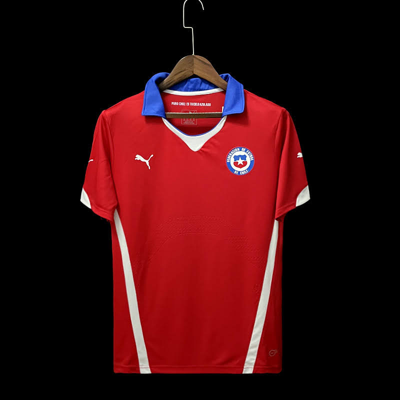 Camiseta Retro — Chile 2014 — Local — Edición Clásica
