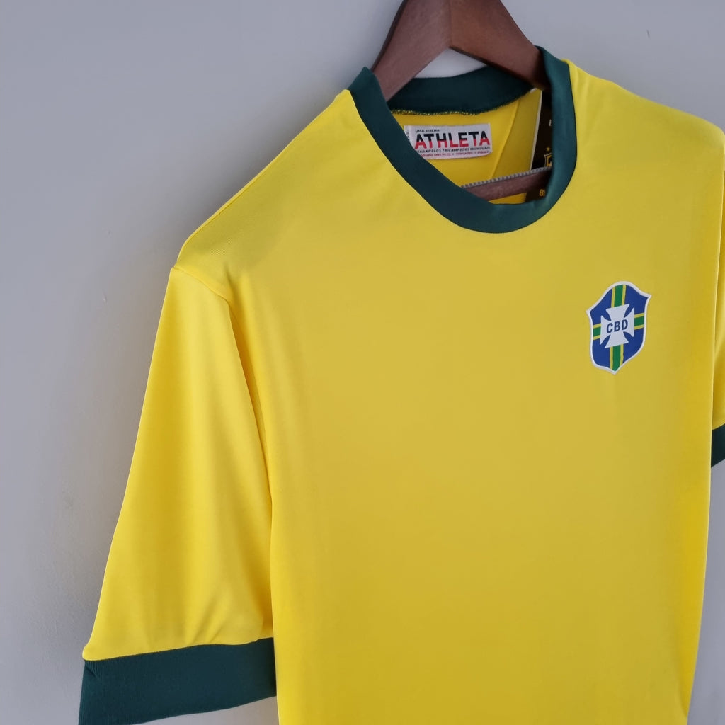 Camiseta Retro — Brasil 1970 — Local — Edición Clásica