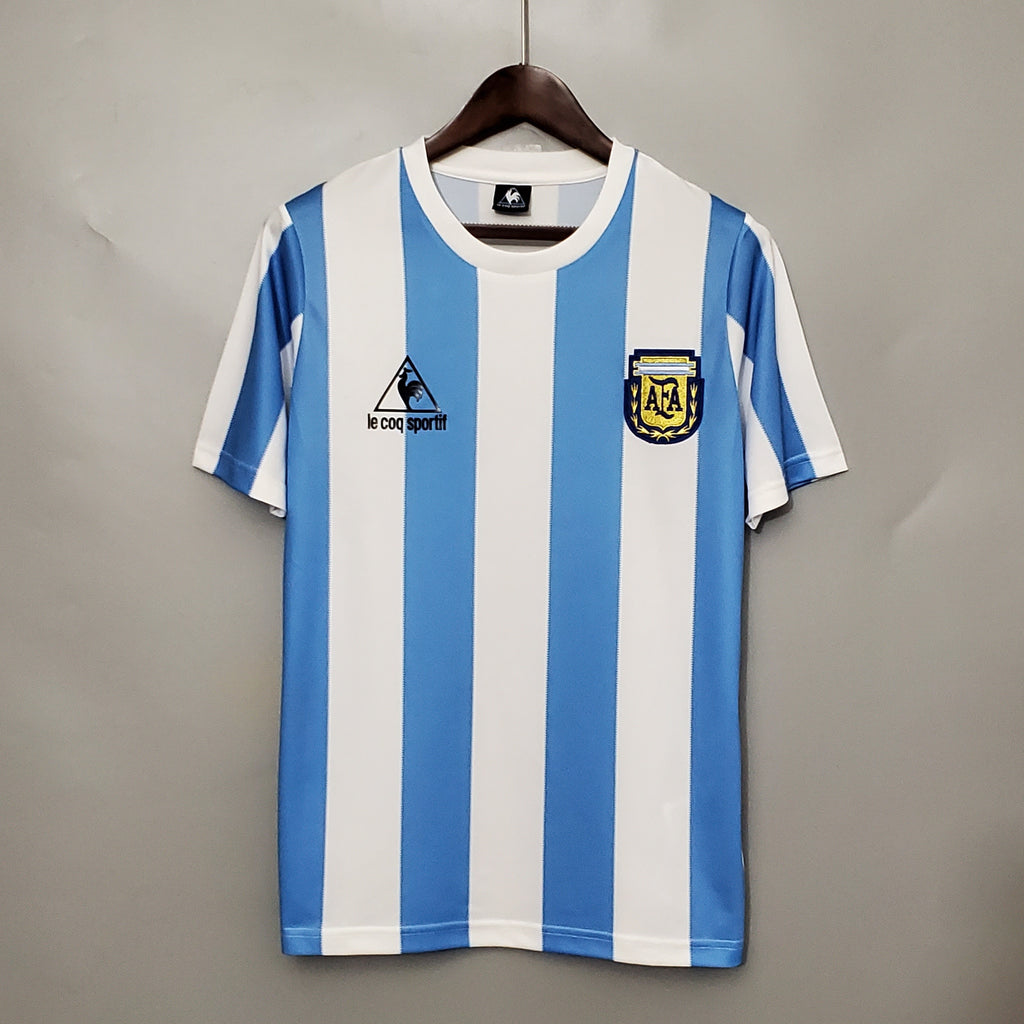 Camiseta Retro — Argentina 1986 — Local — Edición Clásica